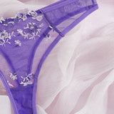 Exotic Bra 2 Pieces Floral Lace Lingerie Set For Women's Sexy Erotic Sets Embroidery Luxury Underwear Hot Sensual 2023 Fashion