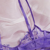 Exotic Bra 2 Pieces Floral Lace Lingerie Set For Women's Sexy Erotic Sets Embroidery Luxury Underwear Hot Sensual 2023 Fashion