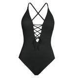 Solid Shaping One-piece Swimsuit