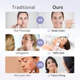 ANLAN Ultrasonic Skin Scrubber Limpieza Facial Pore Spatula EMS Lifting Blackhead Removal Ultrasonic Face Peeling Ultrassonico