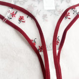 2023 Lingerie Sexy Floral Embroidery Underwear Transparent Lace Short Skin Care Kits Delicate Fairy Set Woman 2 Pieces Set