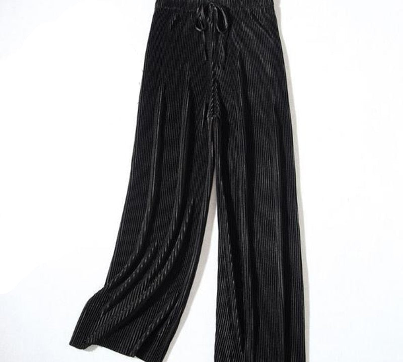 Staying In: Classic Wide Leg Trouser