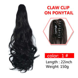 Instant Natural Claw Clip Ponytail