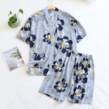 Floral Soft Viscose Loose Pajamas - Reverse Beauty