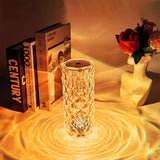 Rose Crystal Lamp by Reverse Beauty