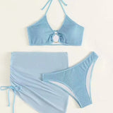 Stop and Stare: 3 Piece Set Swimsuit