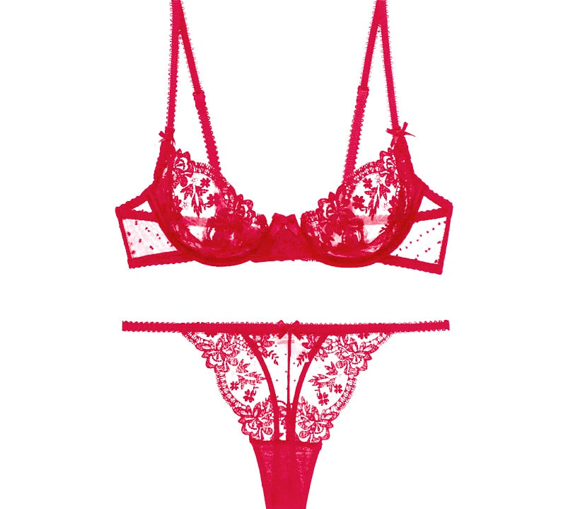 Dessous French Embroider Set - Reverse Beauty