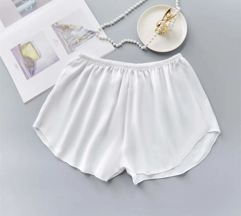 Sexy Soft Comfortable Women Pajama Shorts 2022 Summer Cute Elastic Waist Solid Sleepwear sleep Bottoms home shorts 4XL